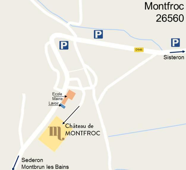 Chateau De Montfroc Bed & Breakfast Dış mekan fotoğraf